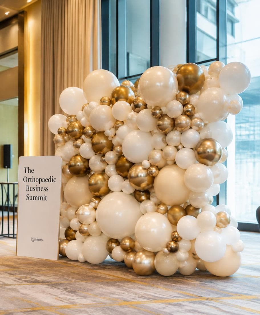 Corporate balloon décor